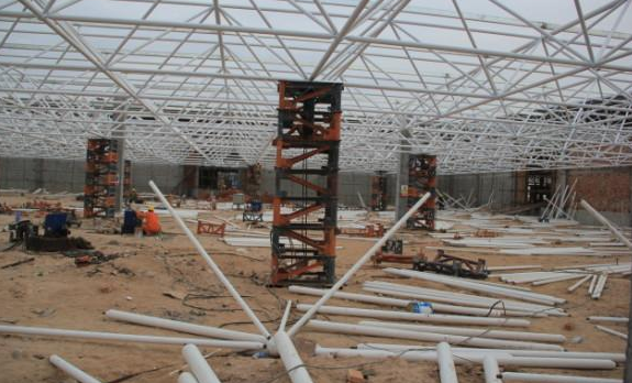 大庆盘点钢结构网架装配的步履和相关关注变乱