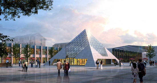 大庆金字塔网架